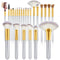 Make up Brushes, VANDER 24pcs Premium Cosmetic Makeup Brush Set for Foundation Blending Blush Concealer Eye Shadow, Cruelty-Free Synthetic Fiber B...