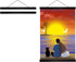 24 inch Wide Magnetic Poster Hanger Frame, 24x36 24x18 24x32 Wood Frame for Posters, Prints, Photos, Pictures, Maps, Scrolls, and Artwork - - Fram...