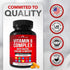 Divine Bounty Super B Complex Vitamins - All B Vitamins Including B12, B1, B2, B3, B5, B6, B7, B9, Folic Acid - Vitamin B Supplement - Support Hea...