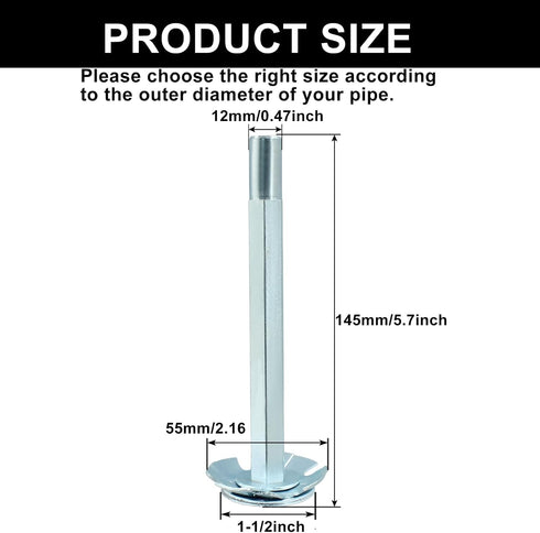 PVC Pipe Reamer, 1-1/2 Inch Plumbing PVC Fitting Socket Saver Efficient Plumbing Fitting Saver Tool for Removing SCH 40 from Hub - Perfect for 1/2...