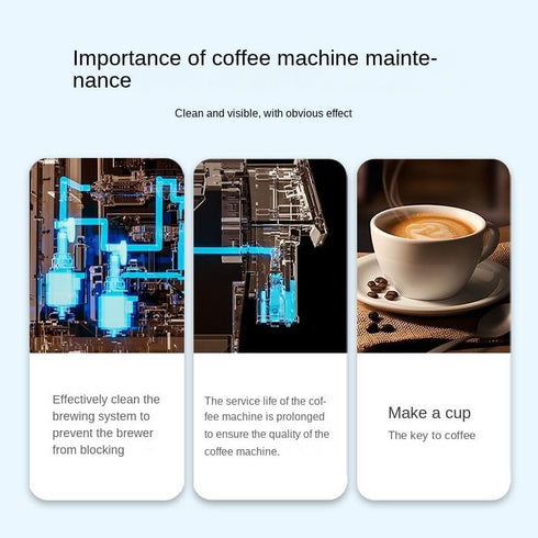 Cleaning Tablets for Coffee Machines, Pack of 8, Universal Fit for Major Brands...