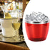 Red Wine Bucket, Mini Stainless Steel Beer Bucket Versatile Ice Bucket for Champagne Beer Cooler Party Bucket for Home Kitchen Bar KTV Hotel Red...