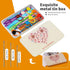 FTEVEN 36pcs Big Eye Blunt Needles, Plastic Big Eye Needles, Yarn Needles, Big Eye Bent Tapestry Needles with Colorful Plastic Knitting Stitch Mar...