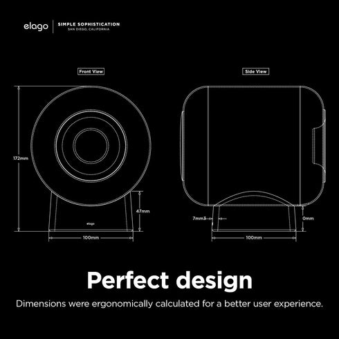 elago HomePod Stand Compatible with 2023 New HomePod 2nd Generation/HomePod 1 Speaker - Proper EQ, Easier to Control with Better Indicator Visibil...