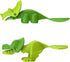 Chomperware Dinosaur Utensils - Made in USA - Toddler Utensils - Baby Spoons - Toddler Silverware - Kids Utensils - Baby Forks - Kids Silverware (...