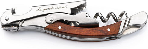 Laguiole Style de Vie corkscrew, bottle opener with foil cutter, rosewood...