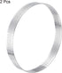 uxcell 2pcs Stainless Steel Cake Rings for Baking, Perforated Cake Mousse Ring Kitchen Baking Heat-Resistant 5.9" Diameter, 0.8" Height,for Cake D...