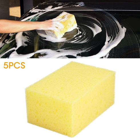 KIMISS Car Sponge Pad, Shape Handheld Nonslip Sponge Washing Cleaner Tool for Car Auto Motorcycle(5pcs)...