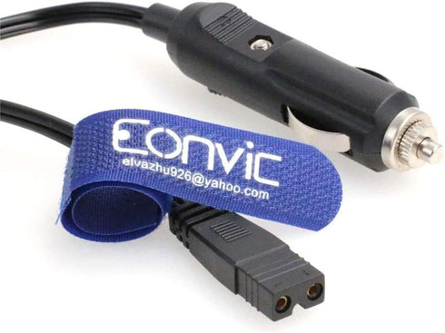 Eonvic 12V DC Cigarette Lighter Extension Cable,Mini Fridge Power Cord Car Auto Cooler Replacement Lead Cable for Car Cooler Box Mini Fridge Mobic...