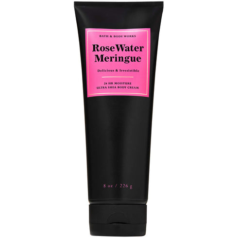 Bath and Body Works ROSE WATER MERINGUE Ultra Shea Body Cream 8 Ounce, 2020 Limited Edition...