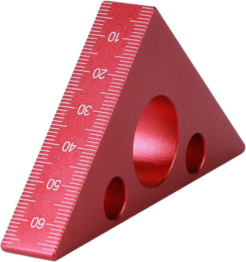 Carpenter Ruler, Woodworking Tools Right Angle Ruler, Aluminum Alloy Woodworking Measuring Tool for Roofers Builders...
