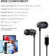 PALOVUE USB C Headphones Earbuds, in-Ear Type C Magnetic Earphones with Microphone Compatible for Samsung Galaxy S23 S22 S21 Ultra S20 FE Note 20 ...