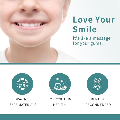 Three Sided Toothbrush, Autism Sensory Toothbrush, Kids Travel Toothbrushes, 3 Sided Brush Head Soft Bristle for Kids Gentle Clean Teeth Gum Care(...