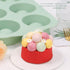 Mousse Cakes Mold Silicone Baking Sheet Pan, 3D Special Shaped Double Sides usable Bakeware Dessert Moulds for Pastry Cupcake Pop Pancake Pudding ...