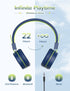 iClever BTH02 Kids Headphones, Kids Wireless Headphones with MIC, 22H Playtime, Bluetooth 5.0 & Stereo Sound, Foldable, Adjustable Headband, Child...