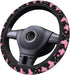 Pink Butterfly Steering Wheel Cover Women Car Universal Accessories Non Slip 15 Inch SUV Trucks Gifts Soft Comfortable (Neoprene)...
