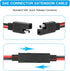 ELECTOP SAE Connector Extension Cable, SAE Quick Connector Disconnect Plug SAE Power Automotive Extension Cable Solar Panel Cable Wire(2 Pack)...