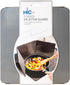 HIC Kitchen 3-Sided Splatter Guard, Non-Stick Carbon Steel, Heat Safe, Folds Flat For Storage...