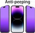 2 PCS Anti-Blue Privacy Anti-Glare Tempered Glass for iPhone 14 Pro Max Matte Anti-Spy Screen Protector Anti-Peeping Film Anti-scratch Full Covere...