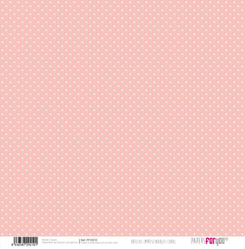Papers For You - Scrapbooking and Craft Paper Kit | "Coral Essentials" Collection | Includes 10 Double Sided Papers with Different Designs | Size ...