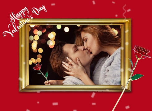 24K Red Rose Christmas Her, Eternal Love Real Gold Plated Rose Flower, Romantic Wife, Mom, Grandma, Anniversary Present, Birthday, Wedding ( Red)...