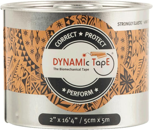 Dynamic Tape | Biomechanical Adhesive Tape | Physio Tape for Knee, Ankle, Shoulder, Leg, Muscle Support | Sports Tape for Football, Rugby, and Mor...