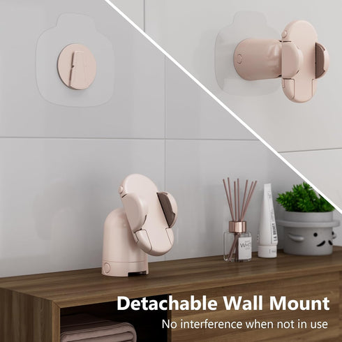 MiiKARE Shower/Mirror/Wall Phone Holder, Shower Phone Mount with 360 Degree Rotating, Universal Bathroom Accessories Phone Clamp for All Phones, W...