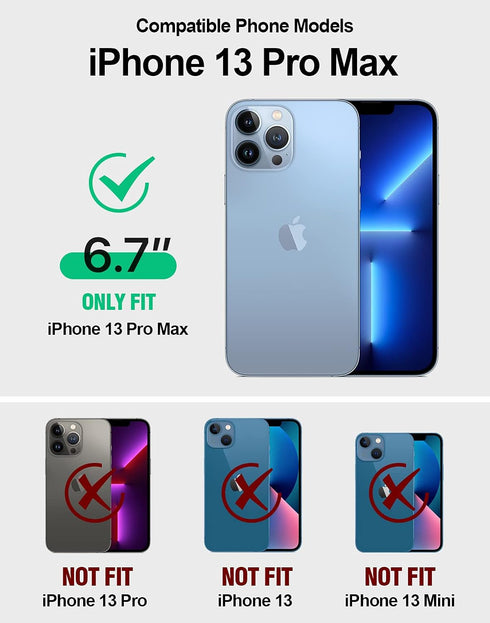Poetic Neon Series Case Designed for iPhone 13 Pro Max, Dual Layer Heavy Duty Tough Rugged Lightweight Slim Shockproof Protective Case 2021 New Co...