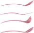 Reston Lloyd 100% Melamine Kitchen Utensil Set, Non Scratching Ladle, Spoon, Slotted Spoon & Spatula, Easy To Hold, Set of 4, Pink...
