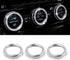 LECART Bling Car Accessories Fit for Volkswagen Arteon Altas Passat Tiguan Golf CC Glitter AC Knob Covers Auto Interior Decor Trims Metal Decals 3...