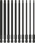 6" Long Torx Bit Set, LATTOOK Security Tamper Proof Star Torx Bit Set, Magnetic S2 Steel, T8 T9 T10 T15 T20 T25 T27 T30 T35 T40...
