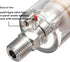 beduan Water Oil Separator Filter, 1/4" NPT Male and Female Thread Spray Gun Filters Air Line Compressor Fitting ?Pack of 2?...