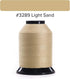 Finesse Thread | 100% Polyester, 3ply, 50wt | 1500yds Stackable Thread Cones | 100% Polyester Thread for Quilting and Sewing (Light Sand)...