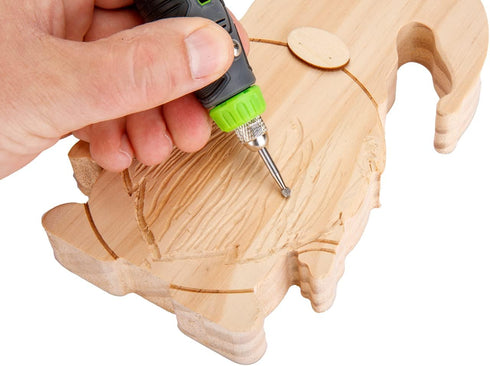 Cordless Rotary Tool with 2-Speeds, 50-Piece Accessory Set, Storage Case for Sanding, Drilling, Polishing, Engraving, DIY Projects (GLRT04V50)...
