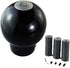 Abfer 8 Ball Shift Knob Car Gear Shifter Knobs Aluminum Stick Shifting Lever Transport for Most Manual Truck Vehicle (Black)...