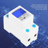 Energy Meter, Small 5 32A 110 130V 60Hz DDS528L LCD Backlight Single Phase Energy KWh Meter 35mm DIN Rail Mounting...