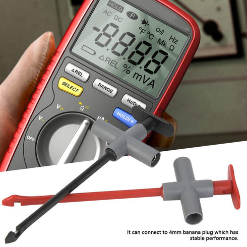 P5010 Puncture Probe Auto Repairing Multimeter Test Clips, Wire Piercing Testing Tool Car Fitment Electrical Measuring Equipment Industrial Field ...