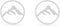 Boma Jewelry Sterling Silver Circle Mountain Peak Stud Earrings...