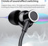 Wireless Waterproof Sports Earphones with 50 Hours of Playback time, Bluetooth Earphones with Microphone, in Ear Noise Reduction, Used for Gym Run...