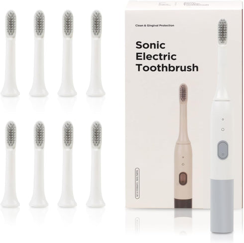 Sonic Electric Toothbrush for Adults - Rechargeable Electric toothbrush, with 8 Brush Heads,6 Modes,Built-in 2 Minute Timer,Charge 4 Hours Last 90...