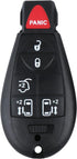 5+1 Buttons Car Keyless Entry Remote Control Key Fit for Dodge Grand Caravan 2008-2014?Chrysler Town and Country 2008-2015?M3N5WY783X? Pack of 2...