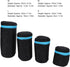 4Pcs Camera Lens Pouch, DSLR Camera Lens Pouch Neoprene Waterproof Lens Bag Zipper Bag with Metal Hook for Camera Lens...