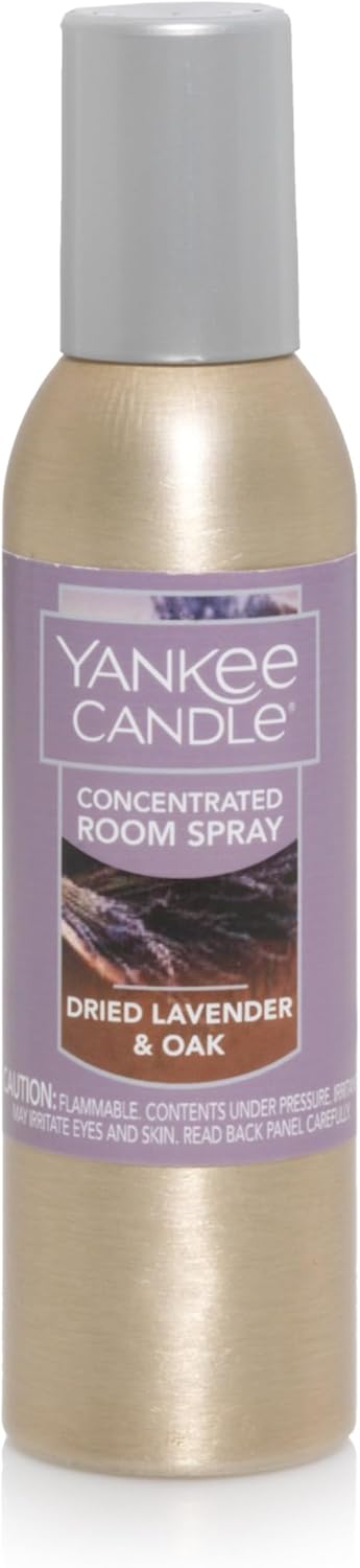 Yankee Candle Concentrated Room Spray, Dried Lavender & Oak, 1.5 OZ (Pack of 3)...