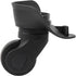 BQLZR Black Luggage Wheels Replacement Plastic Left & Right Swivel Luggage Suitcase Caster Wheels with 4 Holes,Hole Pitch (1.3"/1.54"/1.77"/1.18")...