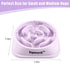 Slow Feeder Dog Bowls, Anti-Slip Maze Puzzle Dog Feeding Bowls, Anti-Chocking and Interactive Dog Food Bowls, Bloat Stop Dog Bowls for Small and M...