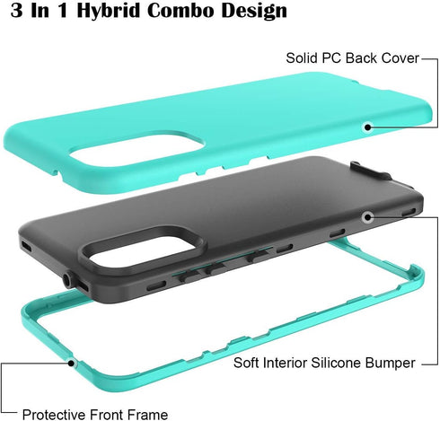 WeLoveCase Galaxy S20 Case, S20 5G Cover 3 in 1 Full Body Heavy Duty Protection Hybrid Shockproof TPU Bumper Three Layer Protective Case for Samsu...