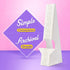 Lineco, 9 Inch, White Adhesive Self Stick Easel Stand Back, Double Wing, for Art Photos, Pack of 25...