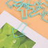 Arrow Paper Clips, 12Pcs Light Blue Book Clips, Small Cute Novelty Paperclips, Stationery Accessories...