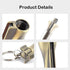 Permanent Match - 3 Pack, Flint Matchstick Fire Starter, Keychain Metal Immortal Lighter, Kerosene Refillable Lighter Waterproof Emergency Surviva...