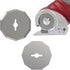 VLOXO WA2300 Blades Replacement Rotary Blades Compatible with VLOXO AT001 Cordless Electric Scissors Electric Cutter Blades(1-1/2")...